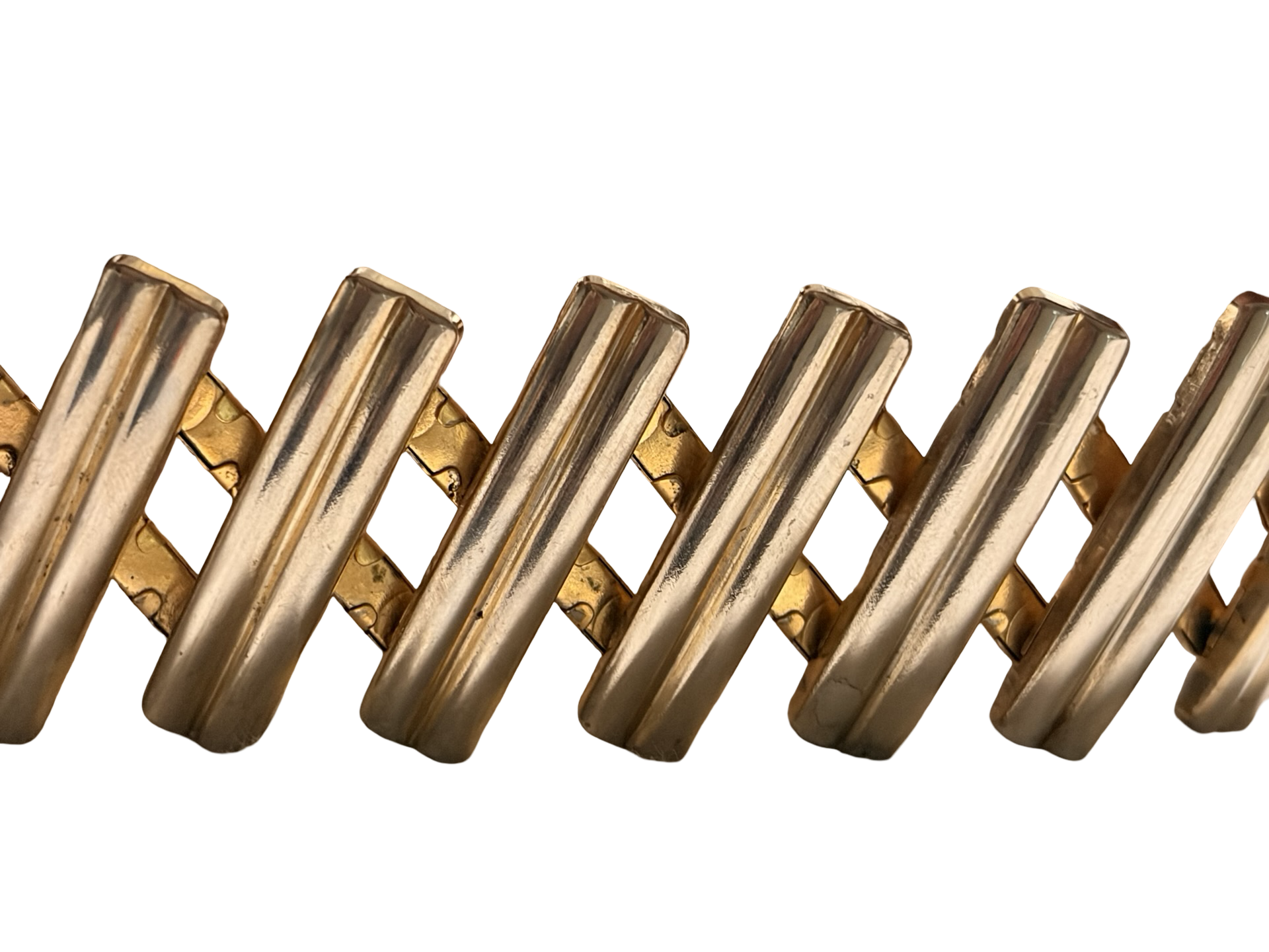 Vintage Made in Japan Gold Tone Stretch Expansion Bracelet