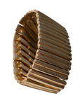 Vintage Made in Japan Gold Tone Stretch Expansion Bracelet