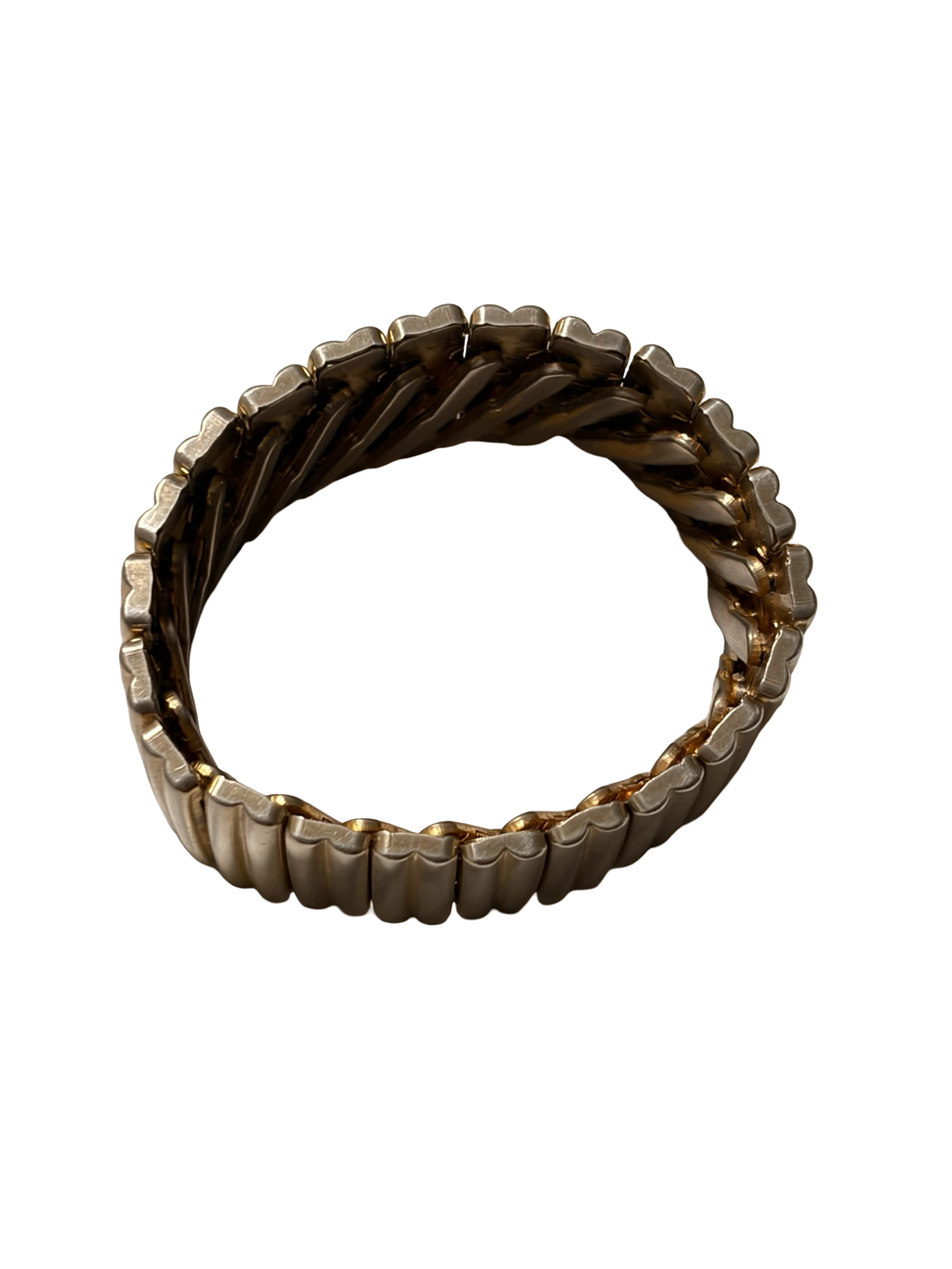 Vintage Made in Japan Gold Tone Stretch Expansion Bracelet