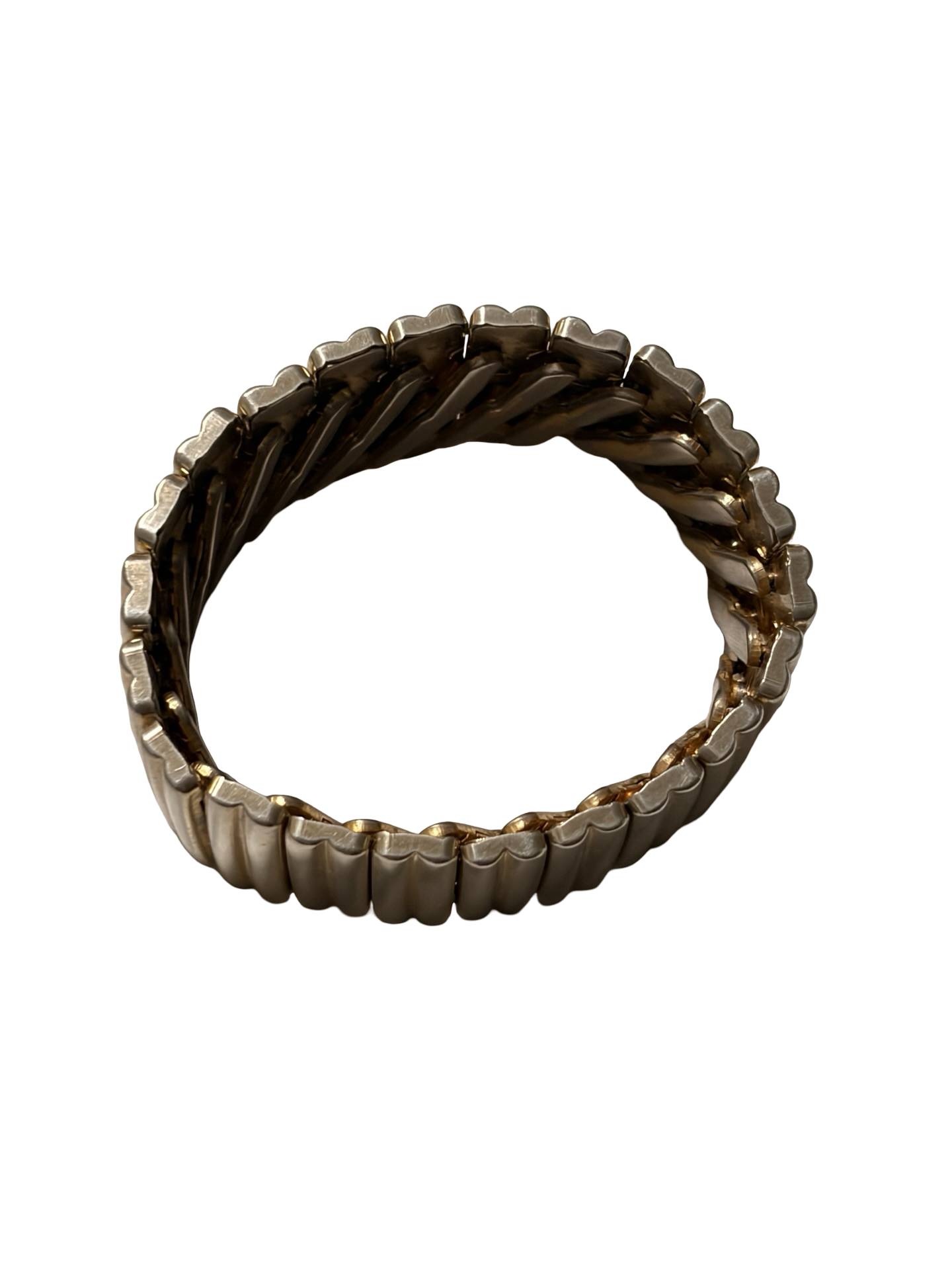 Vintage Made in Japan Gold Tone Stretch Expansion Bracelet